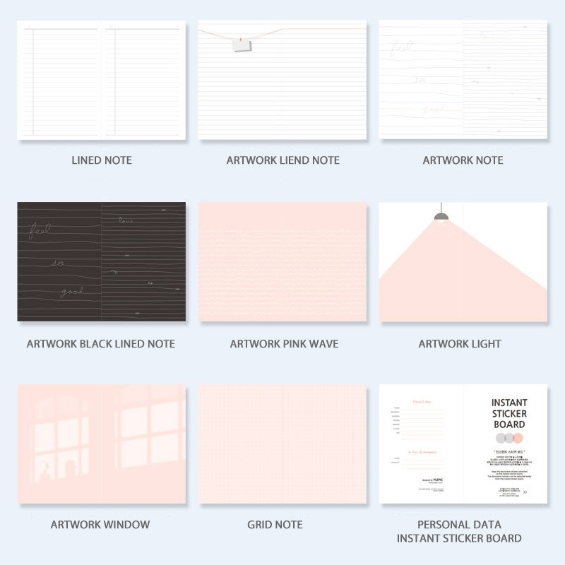 Composition - 2019 Days collector dated weekly planner Composition - 2019 Days collector dated weekly planner