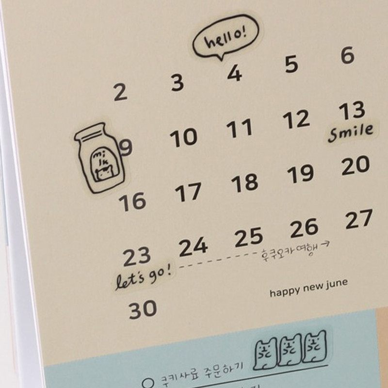 Example of use - Oh my transparent deco sticker