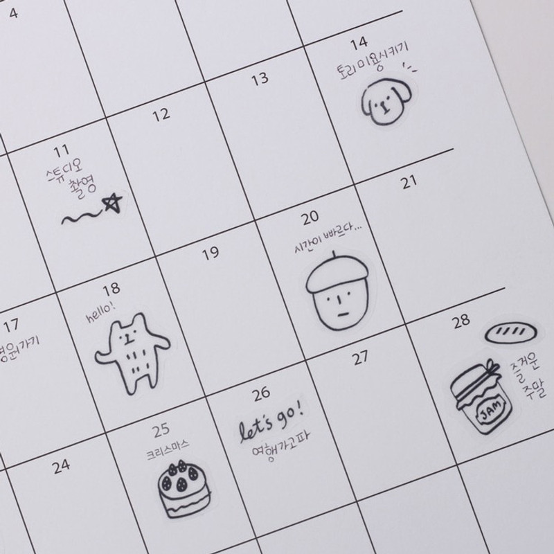 Example of use - Oh my transparent deco sticker