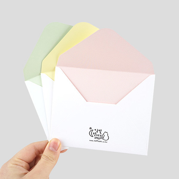 3 Envelopes - NACOO Sweet cat illustration card set ver1