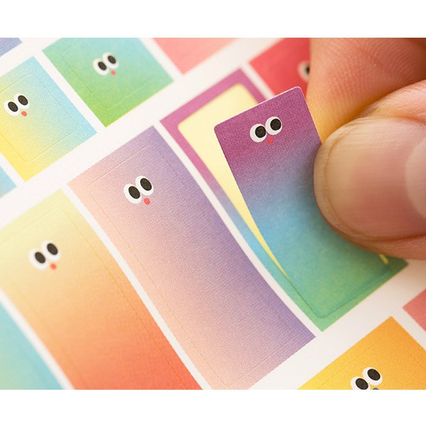 Example of use - Som Som gradation deco sticker set of 10 sheets