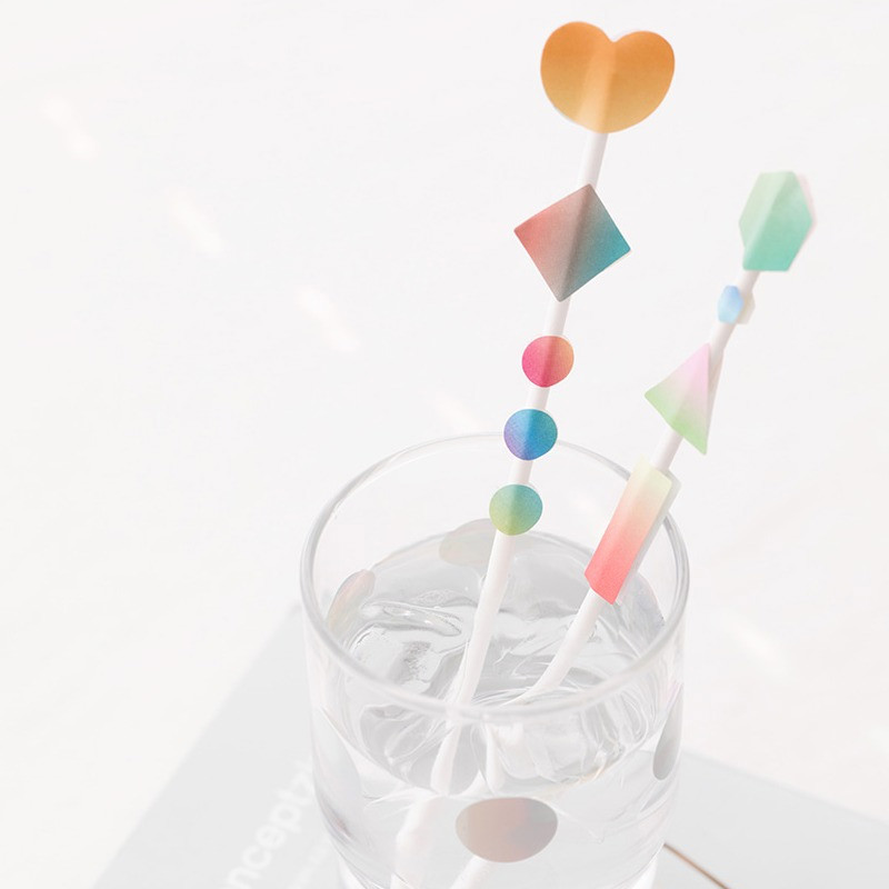 Example of use - Color palette gradation deco sticker set of 10 sheets