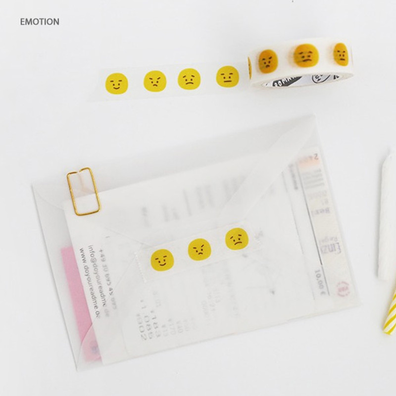 Emotion - ROMANE My rolly Washi paper 15mm X 10m deco masking tape