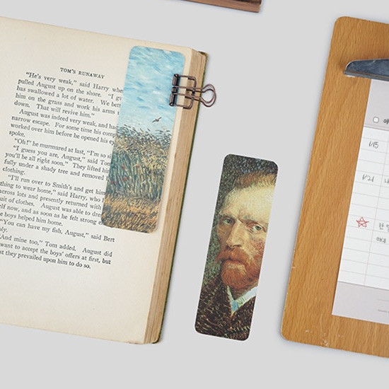Example of use -  Vincent van Gogh bookmark set
