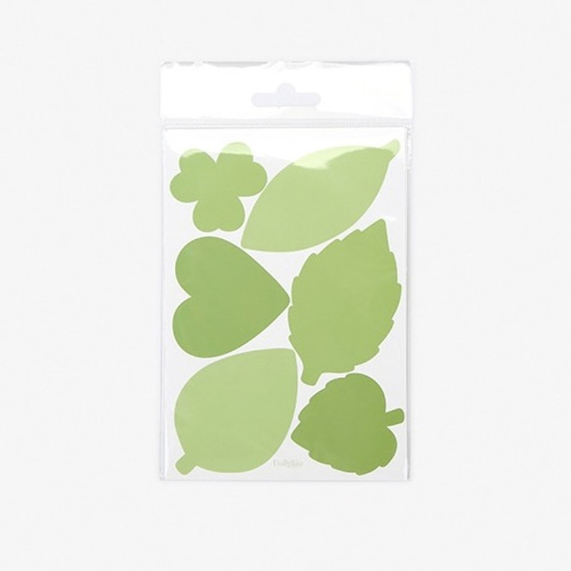 Package - Dailylike Leaf name tag label sticker set Package - Dailylike Leaf name tag label sticker set