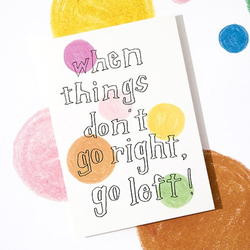 Example of use - Life and pieces postcard collection set Example of use - Life and pieces postcard collection set