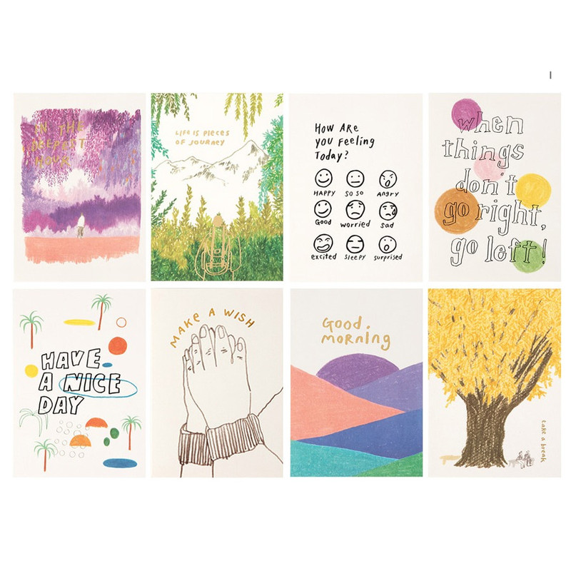 I - Life and pieces postcard collection set I - Life and pieces postcard collection set