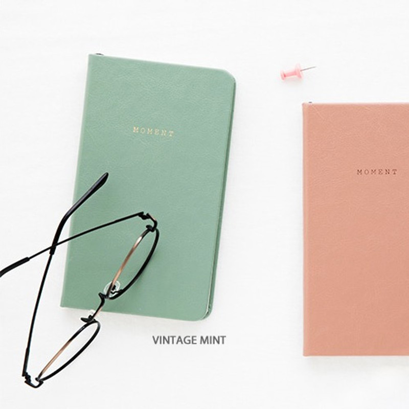 Vintage mint - Livework Moment small dateless daily diary planner Vintage mint - Livework Moment small dateless daily diary planner