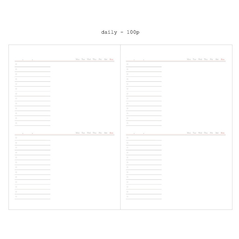 Moment large dateless daily agenda scheduler