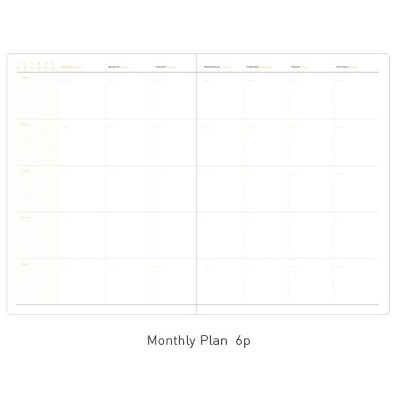 Monthly plan - Business 3 months dateless daily planner ver3 Monthly plan - Business 3 months dateless daily planner ver3