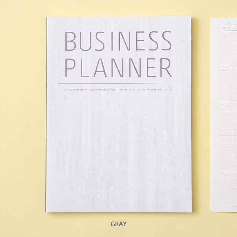 Gray - Ardium Business 3 months dateless daily planner ver3 Gray - Ardium Business 3 months dateless daily planner ver3