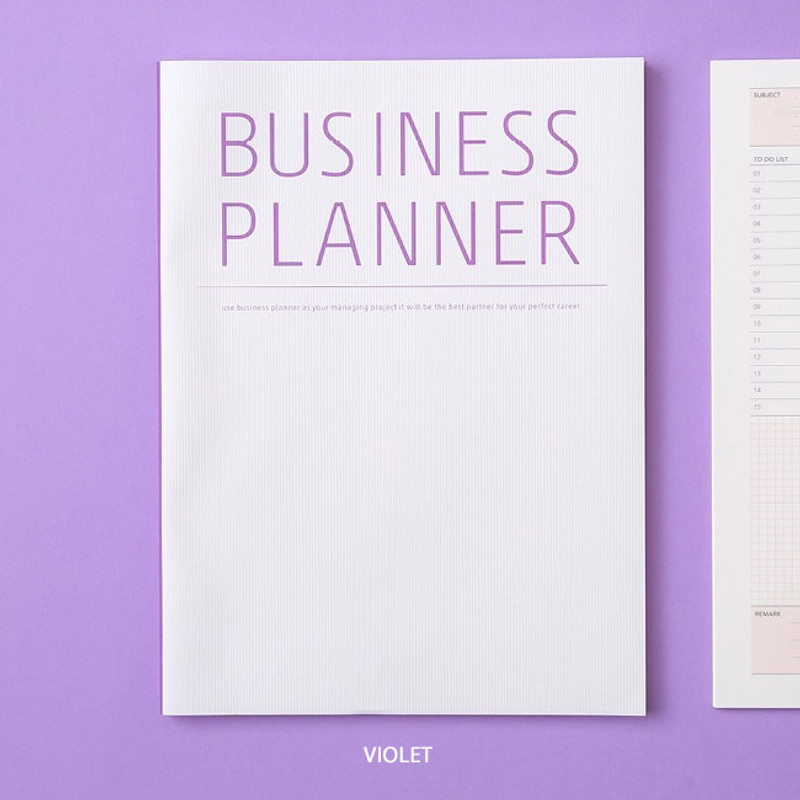 Violet - Ardium Business 3 months dateless daily planner ver3 Violet - Ardium Business 3 months dateless daily planner ver3