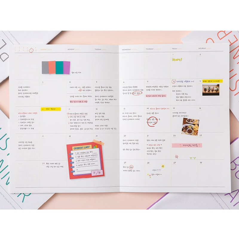 Monthly plan - Business 3 months dateless daily planner ver3 Monthly plan - Business 3 months dateless daily planner ver3