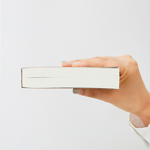 Detail of I'm Light small plain notebook