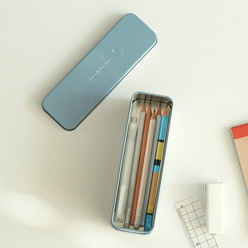 Example of use - Dailylike Desert metal storage rectangular tin case box 