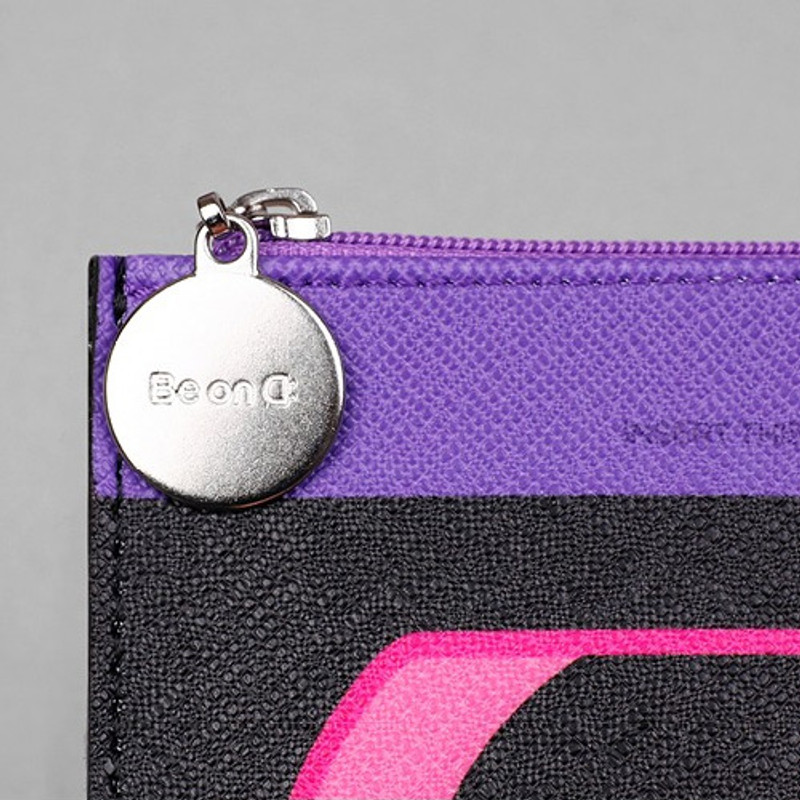 Zipper pouch - After The Rain Retro PU flat zipper pouch