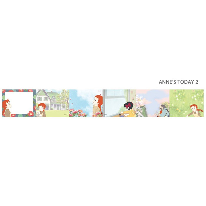 Anne's today 2 - Anne of green gables single roll sticky memo note tape