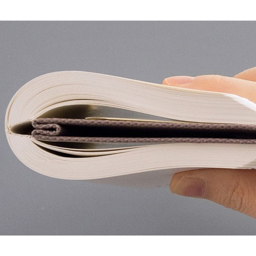 Open up to 360 degrees - Example of use - Draw Memories Tomorrow small hardcover blank notebook