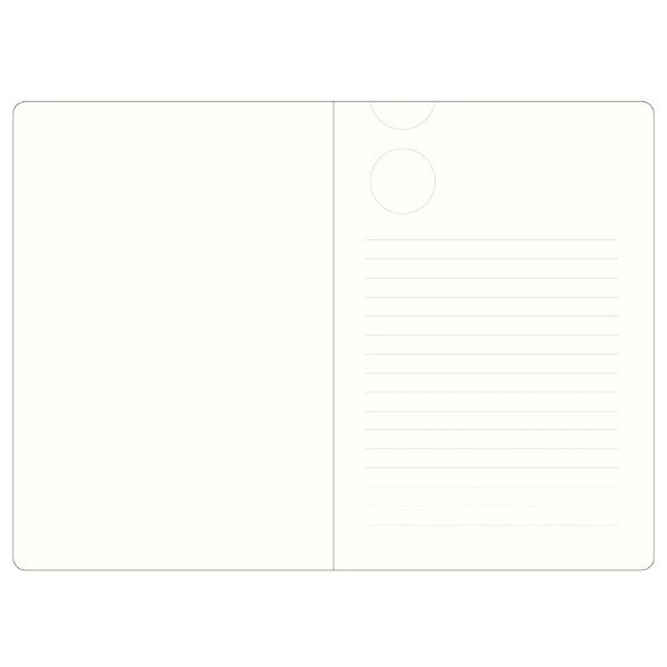 Inner page - The way of expressing blank and lined notebook