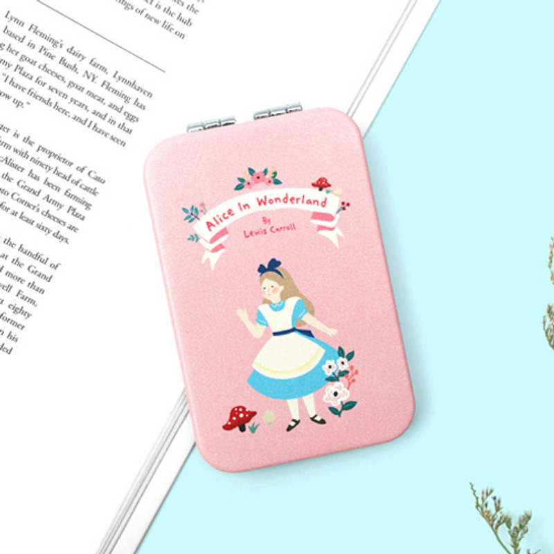 Alice - World literature folding hand mirror Alice - World literature folding hand mirror