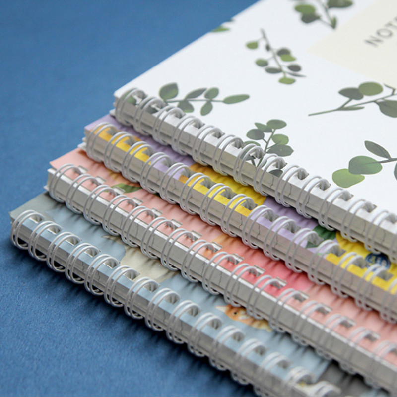 Spiral bound - Lovable spiral bound lined notebook ver2