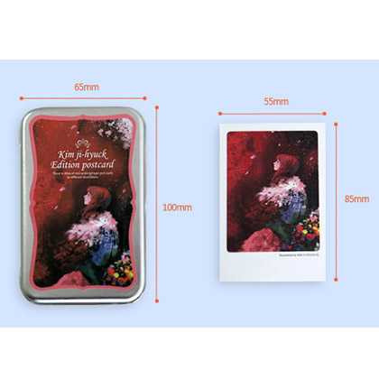 Indigo illust mini postcard kim ji-hyuck edition 40 sheets