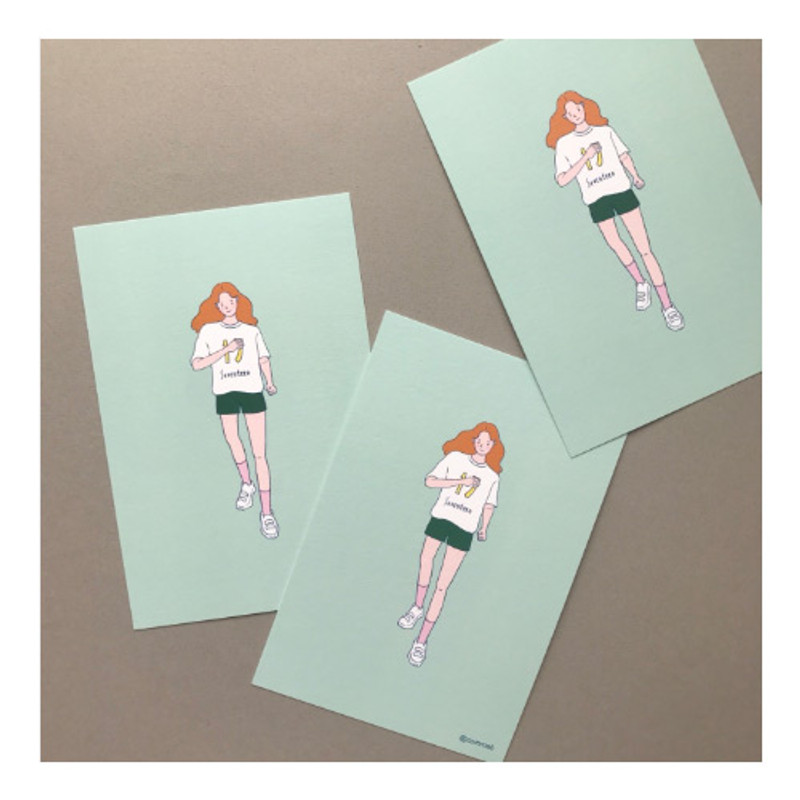 01 - CommaB pastel illustration postcard 01 - CommaB pastel illustration postcard