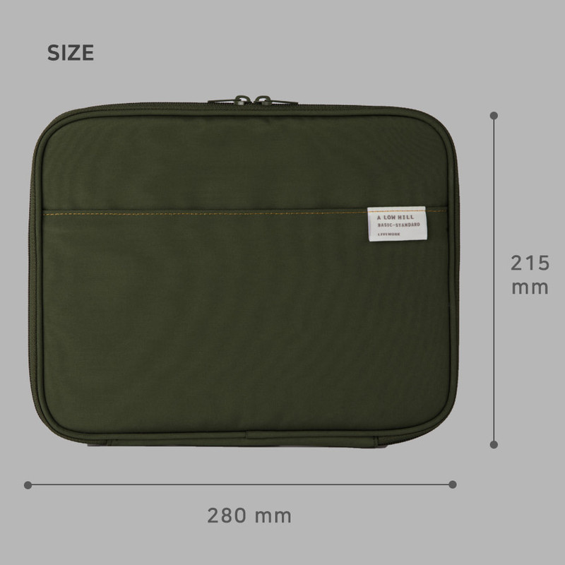Size - A low hill basic pocket tablet iPad zip pouch ver5 Size - A low hill basic pocket tablet iPad zip pouch ver5