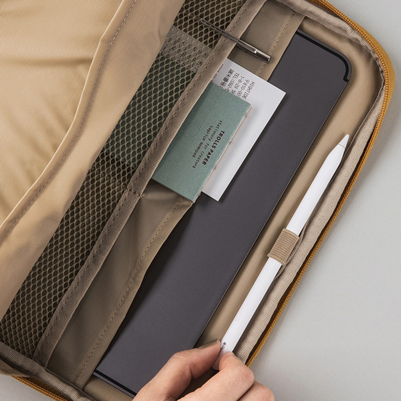 Pockets and pen holder - pocket tablet iPad zip pouch ver5 Pockets and pen holder - pocket tablet iPad zip pouch ver5