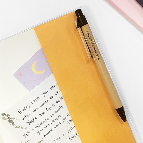 Pen holder - O-CHECK Spring come dateless 6 month study planner
