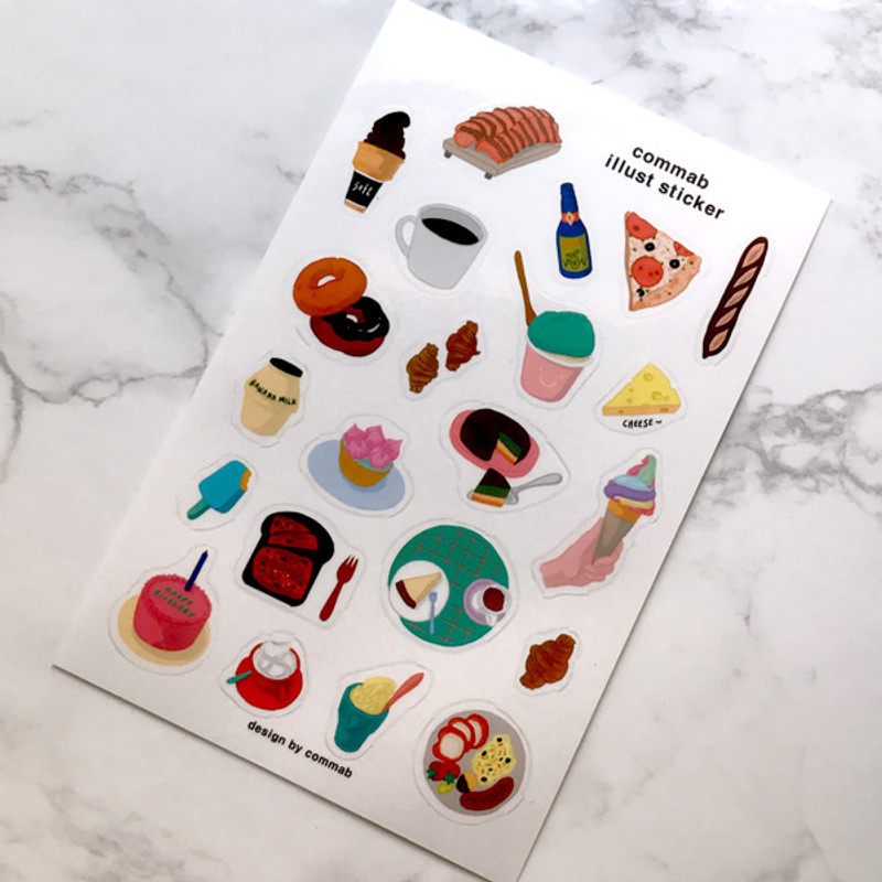 CommaB illustration transparent clear sticker  CommaB illustration transparent clear sticker