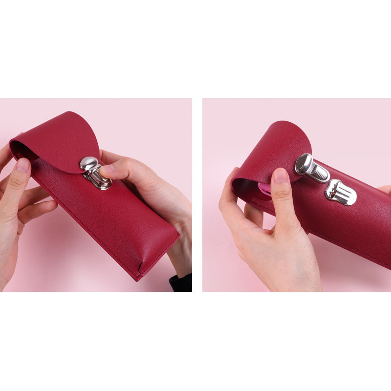 Satchel buckle - Rihoon Retro satchel buckle PU pencil case Satchel buckle - Rihoon Retro satchel buckle PU pencil case