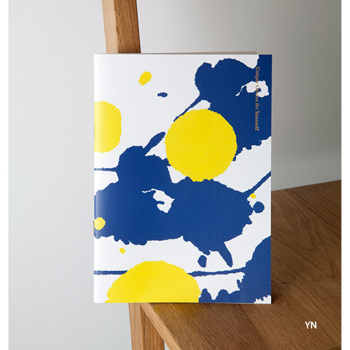 YN - Painting cover medium lined notebook