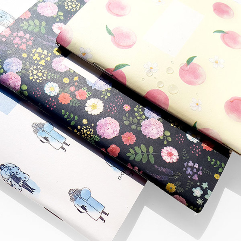 Water resistant - O-CHECK Spring come small blank school notebook Water resistant - O-CHECK Spring come small blank school notebook