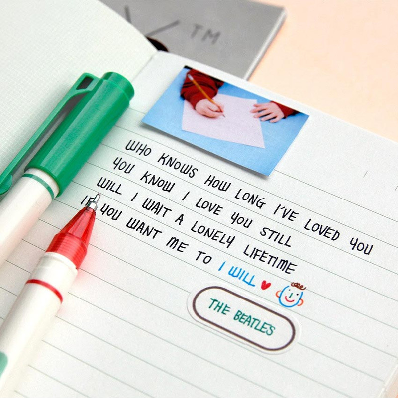 Usage example - unique six Color 0.4mm twin ballpoint pen set of 3 Usage example - unique six Color 0.4mm twin ballpoint pen set of 3