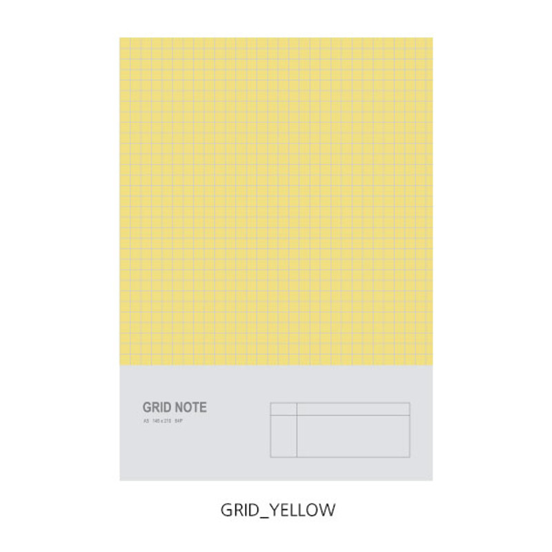 Grid - O-CHECK Spring come medium school notebook 