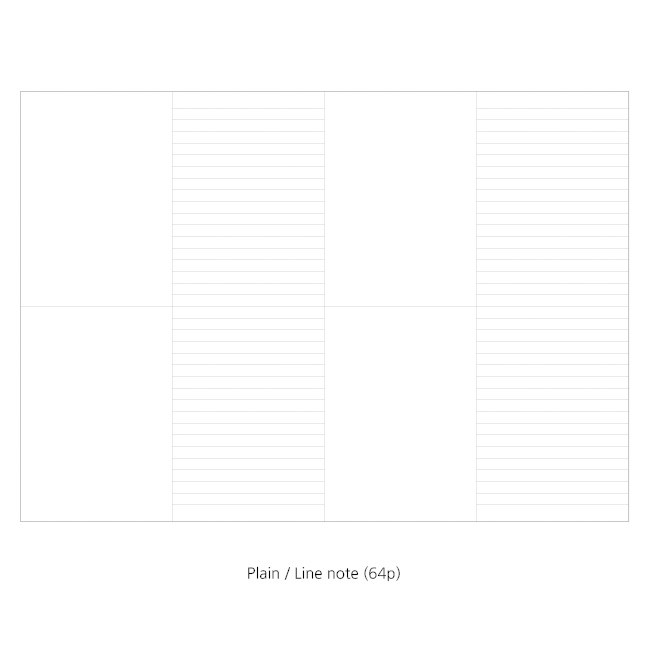 Plain-lined - O-CHECK Spring come large school notebook 
