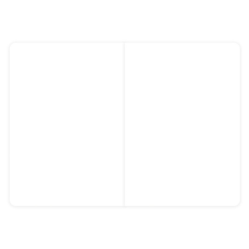 Simple W A5 plain soft cover notebook