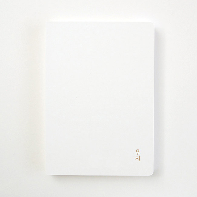 Simple W A5 plain soft cover notebook