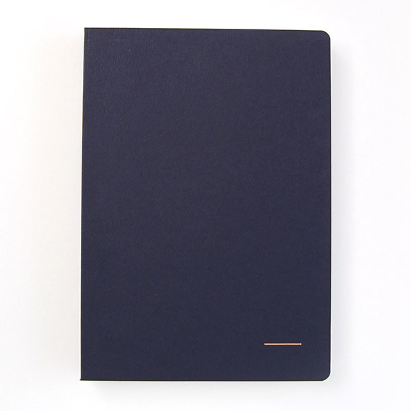 Simple B A5 lined soft cover notebook