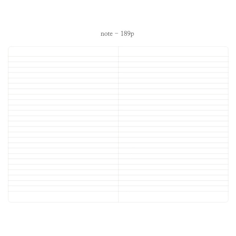 lined note - Livework Moment small lined notebook ver3