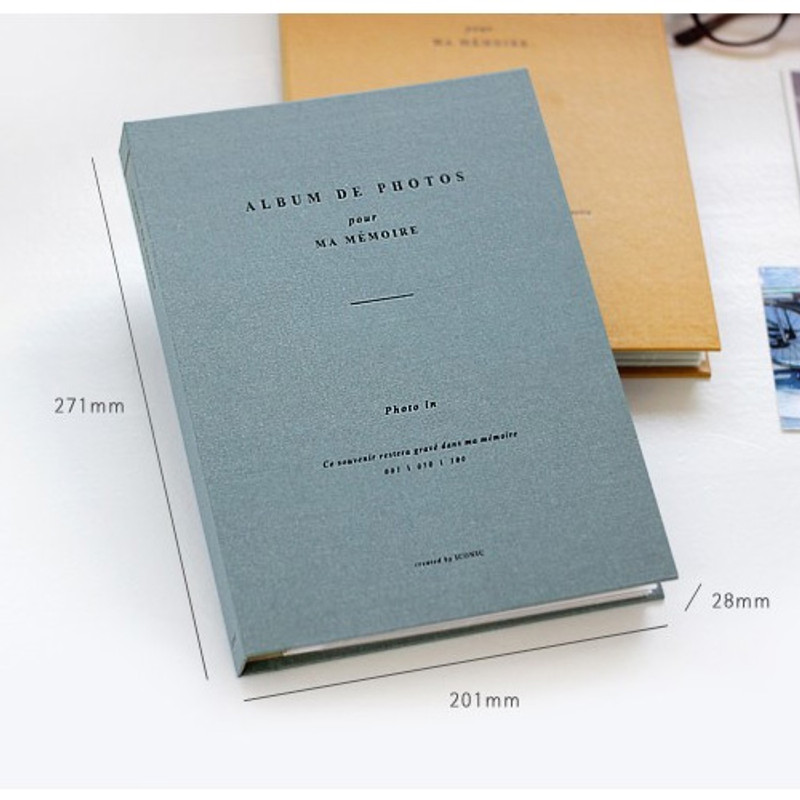 Size of Album de photos 4X6 slip in pocket photo album
