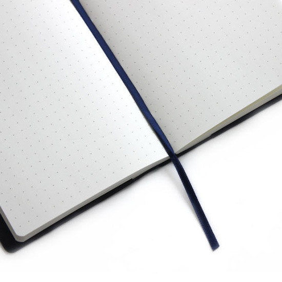 Ribbon bookmark - Fenice Premium business PU cover medium dotted notebook