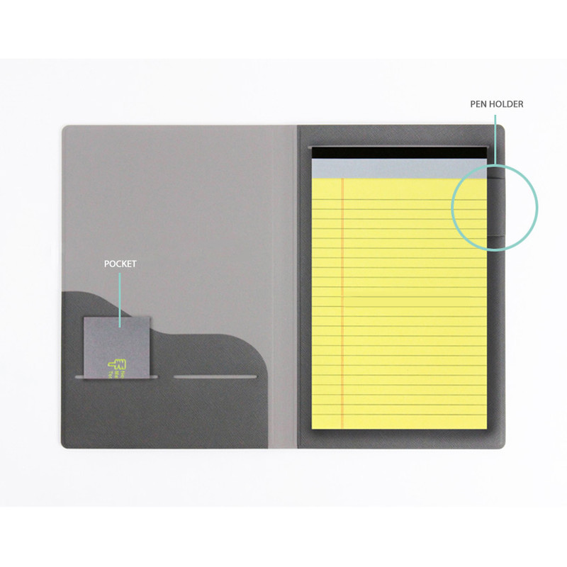 Fenice Premium PU business A5 size notepad holder organizer