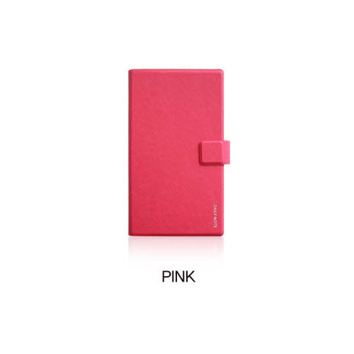 Pink - Fenice Premium business PU cover small dotted notebook