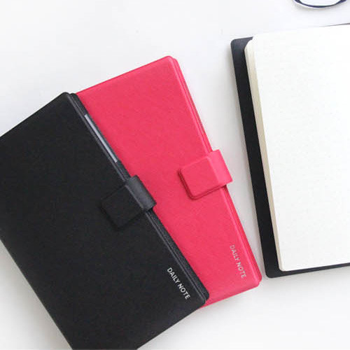Fenice Premium business PU cover small dotted notebook
