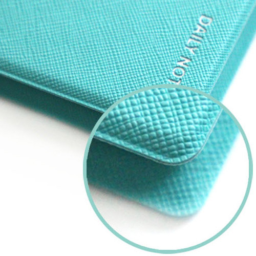 Seamless Fenice Premium business PU cover small dotted notebook