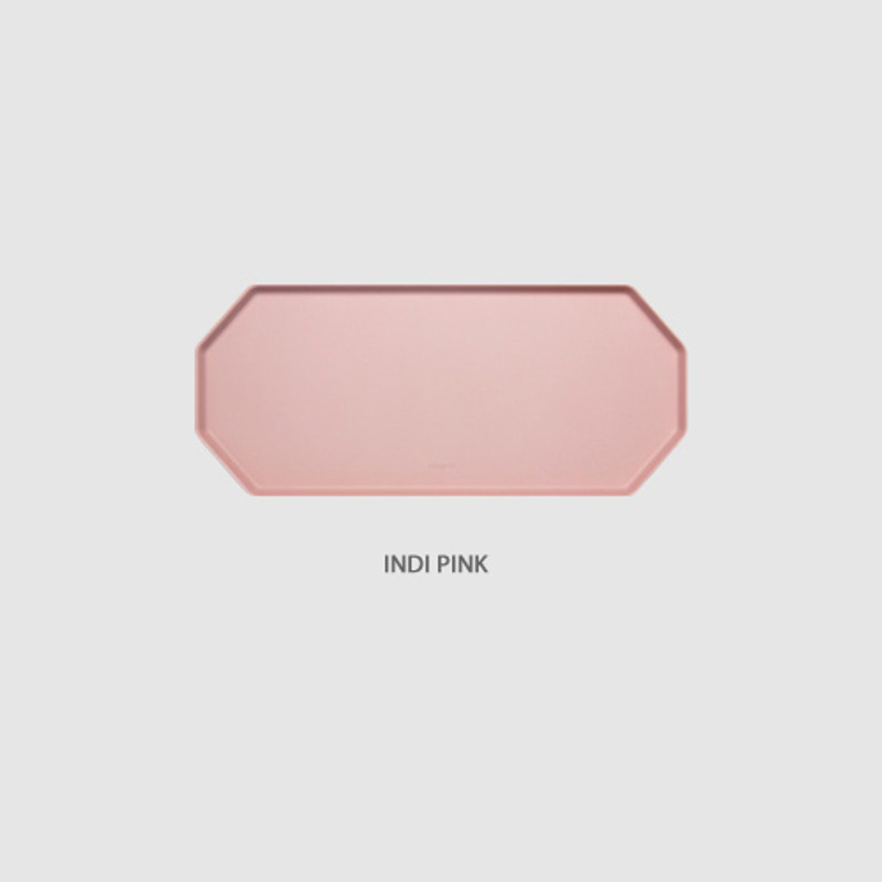 Indi pink - Fenice Premium PU leather decorative serving octagon tray