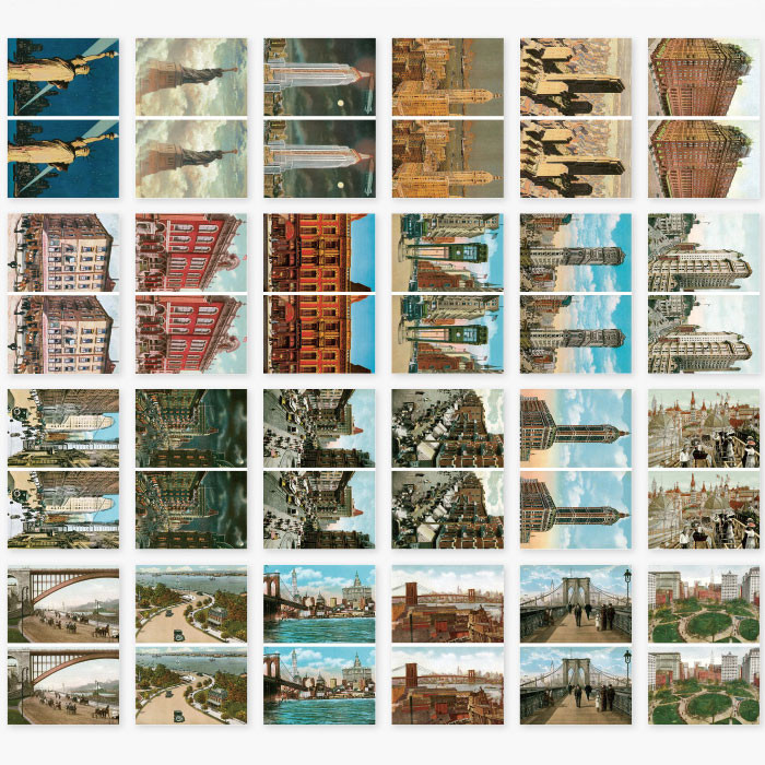 Pack of 96 stickers - NACOO New York Mini Label Sticker Pack