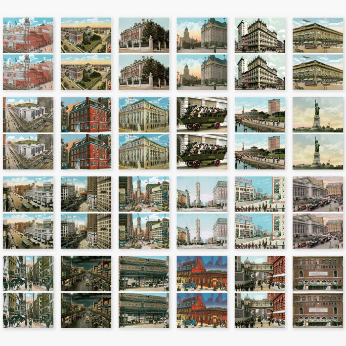 Pack of 96 stickers - NACOO New York Mini Label Sticker Pack